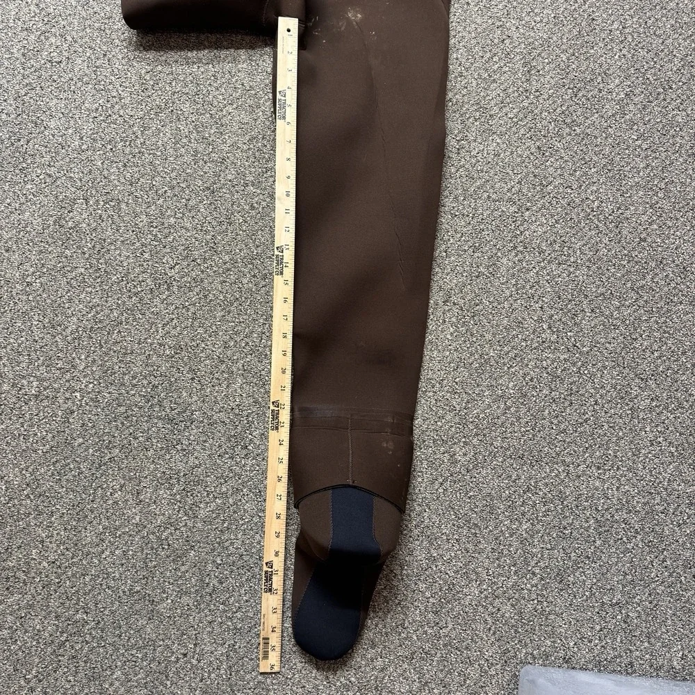 Hodgman Caster Neoprene Stockingfoot Chest Waders Brown Fly Fishing Mens M/S